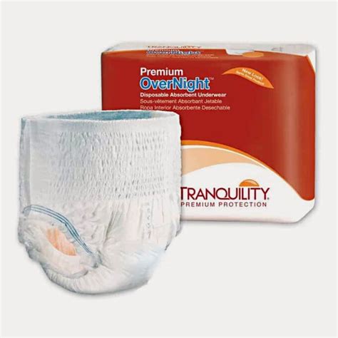 Tranquility® Premium Overnight™ Disposable Absorbent Underwear Xxl Plus