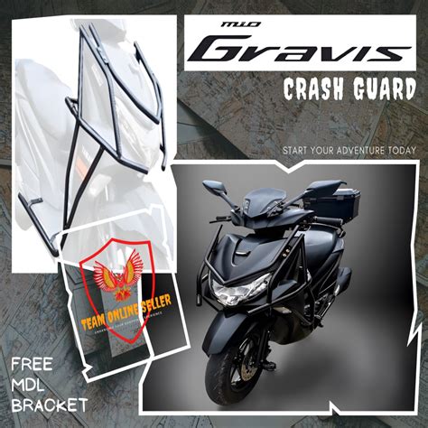 Yamaha Mio Gravis V V Full Crash Guard Phase Shopee