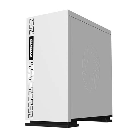 GameMax Expedition White Gaming MATX PC Case Rear LED Fan & Full Side ...