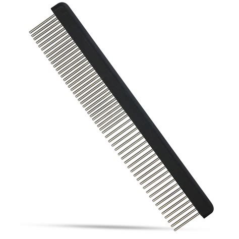 Professional Comb with Dual-Spaced Rotating Teeth