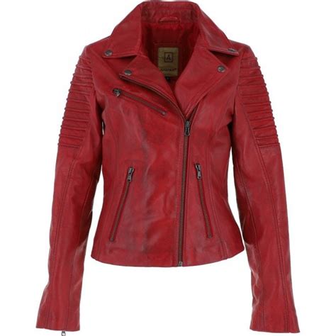 Women Orange Genuine Leather Quilted Jacket - THE LEATHER POSH