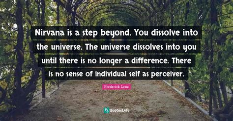 Nirvana Is A Step Beyond You Dissolve Into The Universe The Universe