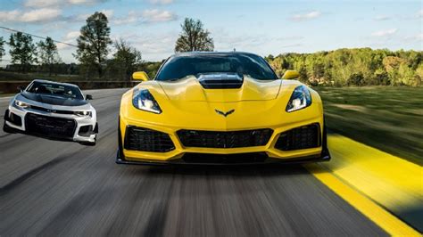 2019 Chevy Corvette ZR1 Vs Chevy Camaro ZL1 1LE YouTube