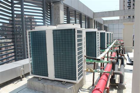 Heat Pump Project For Hotel With Heating Cooling And Hot Water Supply