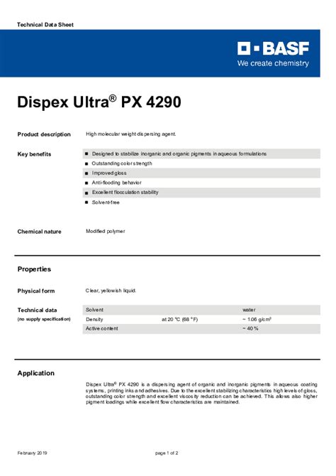 Dispex Ultra Px Basf