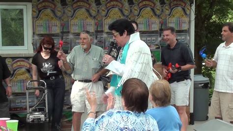 Elvis Sings Jailhouse Rock And Johnny B Good Grandma 90th Birthday Party Youtube