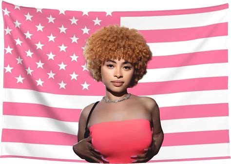 Ice Spice Flag Tapestrypink Ice Spice Poster American Flags 3x5 Ft