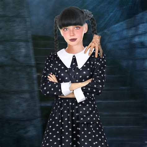 Wednesday Addams Bolsa De Vestir Para Ni Os Y Ni As Vestido De