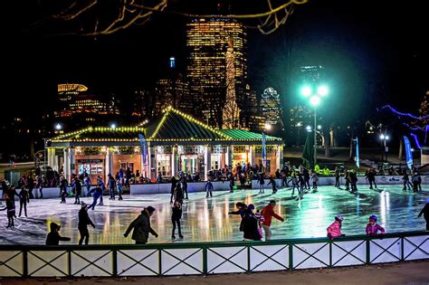 Boston Common Frog Pond Ice Skating Rink Boston MA Photograph by Toby ...