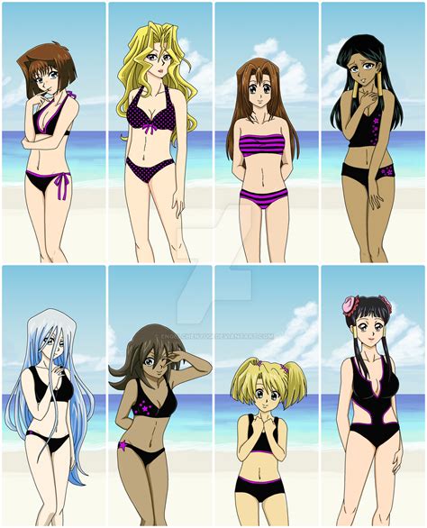 Yugioh Beach Girls By Engelchenyugi On Deviantart