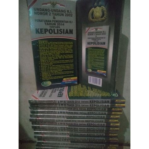 Jual Undang Undang Nomor 2 Tahun 2002 Tentang Kepolisian Edisi Terbaru