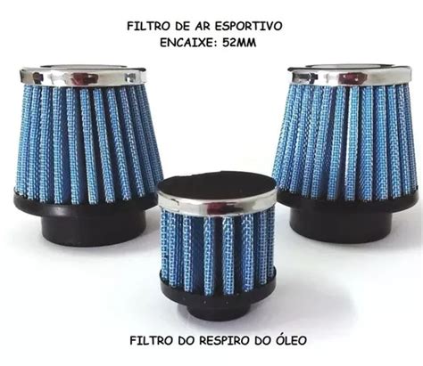 Filtro Ar Dupla Carbura O Filtrinho Fusca Kombi Brasilia