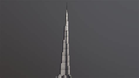 Burj Khalifa Download Free 3d Model By Mudasirfmp C1ca286 Sketchfab