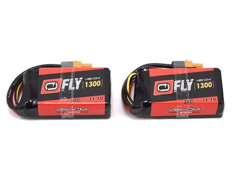 Venom Power 3S 30C LiPo Battery W Uni 2 0 Connectors 11 1V 1300mAh