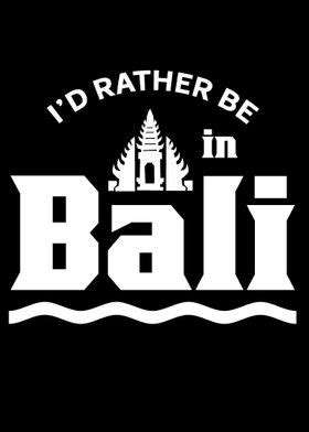 Be In Bali Poster By Dr Designs Displate