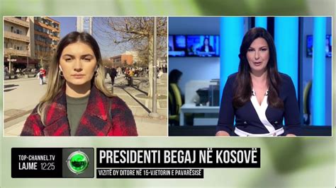 Top Channel Presidenti Begaj në Kosovë Vizitë dy ditore në 15