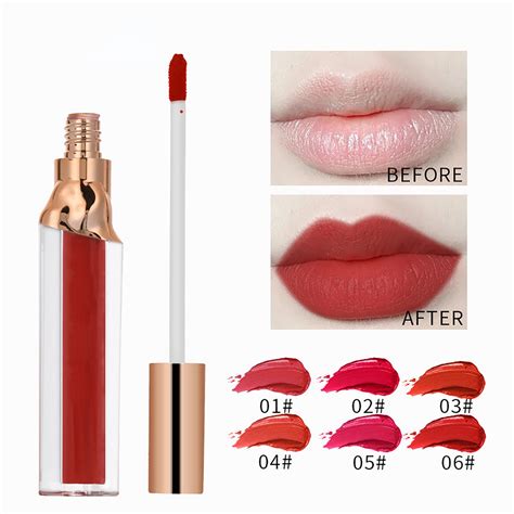 Weyolog Lip Stain， Velvet Lip Tint Long Lasting Non Stick Non Fade