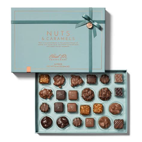 Ethel M Chocolates 24 Piece The Nuts And Caramels Collection