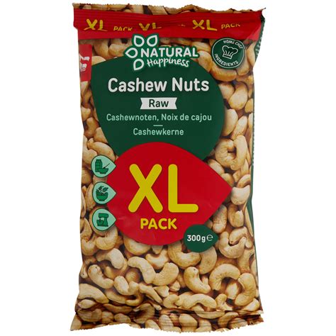 Natural Happiness Cashewnoten Xl Pack Aanbieding Bij Action