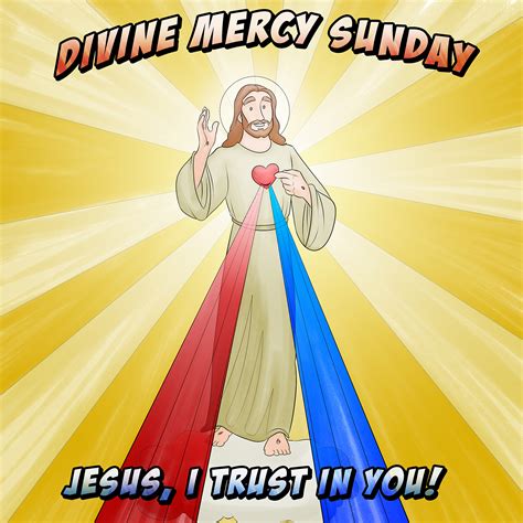 Coloring Page-Divine Mercy Sunday