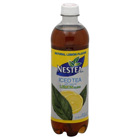 Nestea Iced Tea, with Natural Lemon Flavor, 20 fl oz (1.25 pt) 591 ml