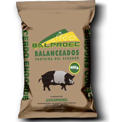 Balproec Cerdos Engorde Balproec Alimentos Balanceados