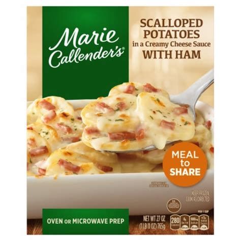 Marie Callenders Scalloped Potatoes In A Creamy Cheese Sauce With Ham