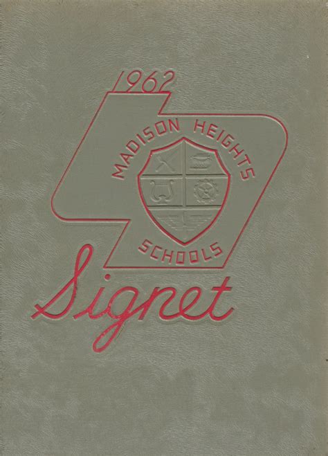 1962 yearbook from Madison Heights High School from Madison heights ...