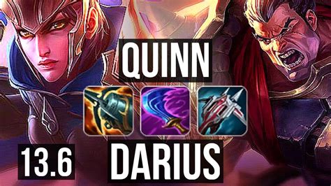 Quinn Vs Darius Top 7 1 7 Rank 8 Quinn 300 Games Dominating