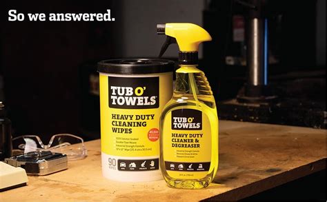 Amazon Tub O Towels Heavy Duty Cleaner And Degreaser Spray Helps