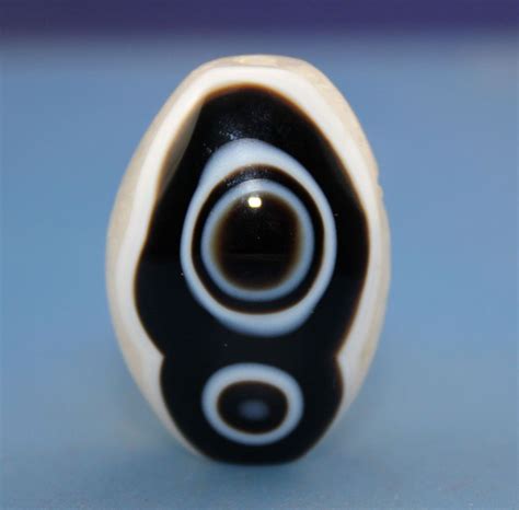 Mm Antique Dzi Agate Old Eyes Bead From Tibet Free Shipping