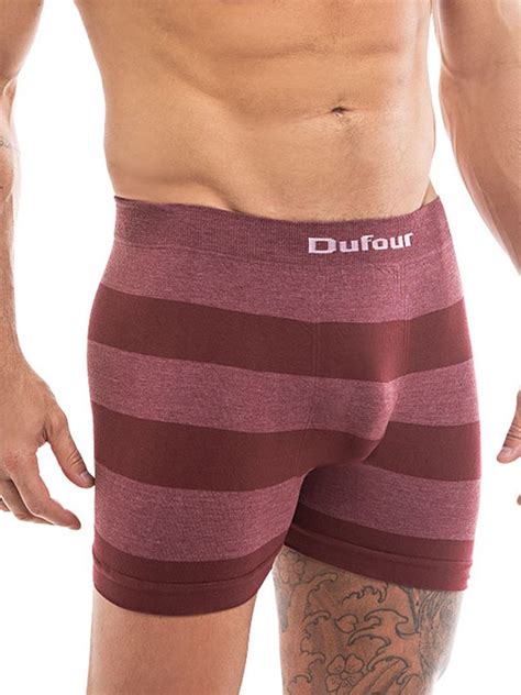 Boxer Dufour Art 12062 Algodón rayado sin costura S XXL