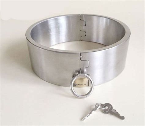 Stainless Steel High 5cm Metal Collar Sex Bdsm Bondage Neck Collar