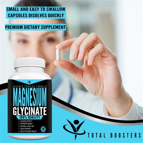 Magnesium Glycinate Capsules – Total Boosters