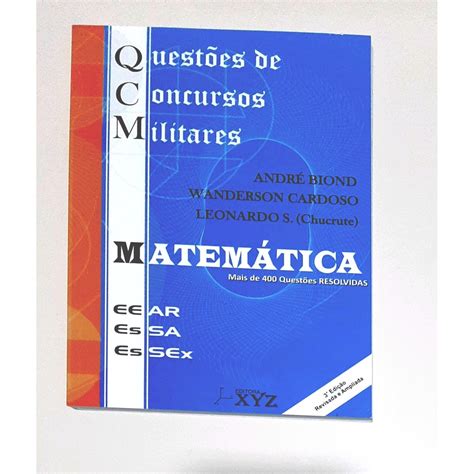 Livro De Matem Tica Para Concursos Militares Quest Es Gabarito