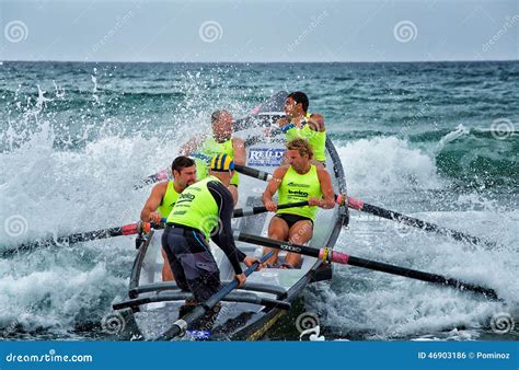 Ocean Thunder Surf Rowing Competition Editorial Photo Image Of