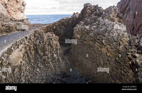 Spiaggia Fossile A Caprera Stock Photo Alamy