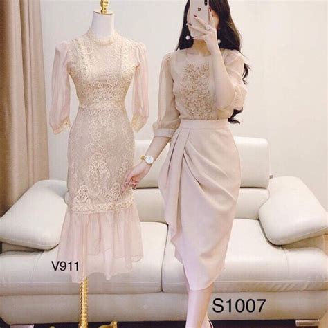 Sét cv xép áo ren nude Shopee Việt Nam