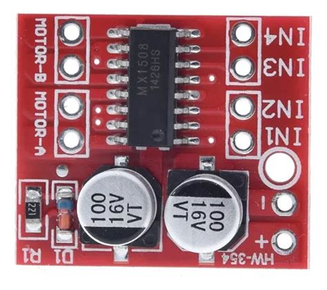 Módulo Ponte H Dupla L298n 2 Canais Driver Mx1508 Arduino MercadoLivre