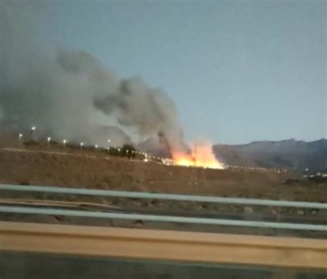 Incendio En Aldea Blanca En El Municipio De San Bartolom De Tirajana