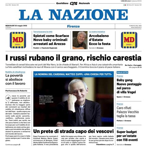 Video Rassegna Stampa Del 25 Maggio 2022 Giornali In Pdf Pdf DocDroid