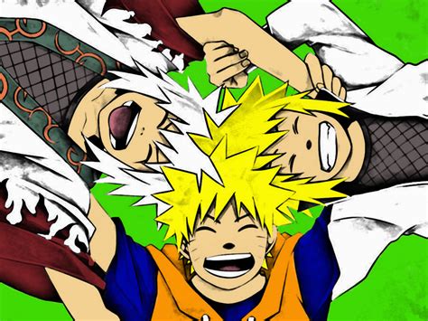 Naruto Jiraiya and Minato by Ultimate-Indo-Art on DeviantArt