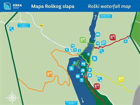 √ Krka National Park Map Pdf