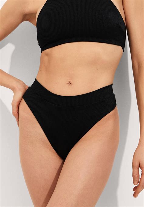 Купальник Lapeal DUO HIGH BIKINI цвет черный MP002XW1BIQ4 купить в интернет магазине Lamoda