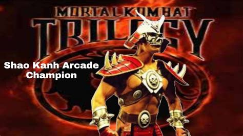 Shao Kahn Arcade Champion Mortal Kombat Trilogy Ps1 Youtube