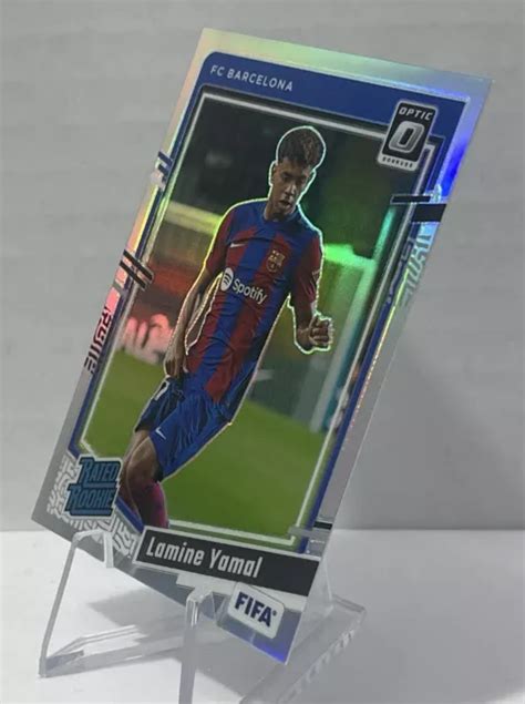 LAMINE YAMAL ESPAGNE 2023 24 Donruss Recrue Optique Holo Prizm EUR 1