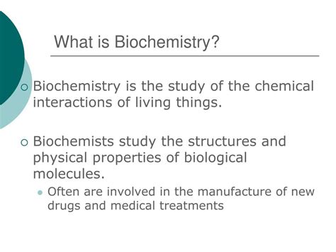 Ppt What Is Biochemistry Powerpoint Presentation Free Download Id