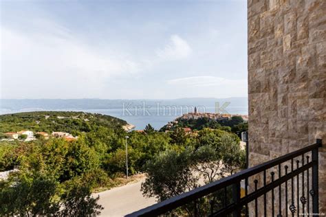 Vrbnik Apartman Na Prvom Katu S Otvorenim Pogledom Na More