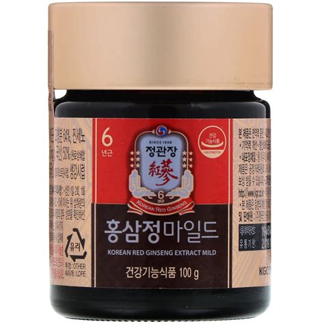 Cheong Kwan Jang Korean Red Ginseng Extract Mild 3 5 Oz 100 G Iherb