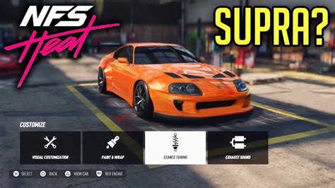 Toyota Supra In Nfs Heat Youtube